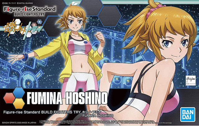 Figure-rise Standard《鋼彈創鬥者TRY》星野文奈  本人的全身可動模型終於登場！