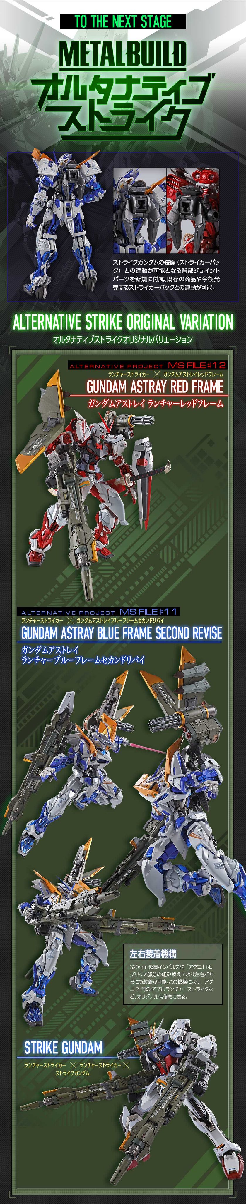 完美攻擊即將現身！？METAL BUILD 《機動戰士鋼彈SEED》重砲型 / 翔翼型 / 巨劍型 / 攻擊者背包（ランチャー / エール / ソードストライカー）商品情報公開