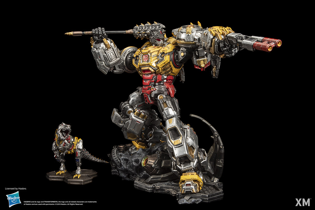 "Me, Grimlock!!" XM Studios Premium Collectibles 系列《變形金剛》鋼鎖（Grimlock）1/10 比例全身雕像