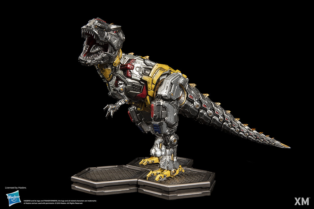 "Me, Grimlock!!" XM Studios Premium Collectibles 系列《變形金剛》鋼鎖（Grimlock）1/10 比例全身雕像