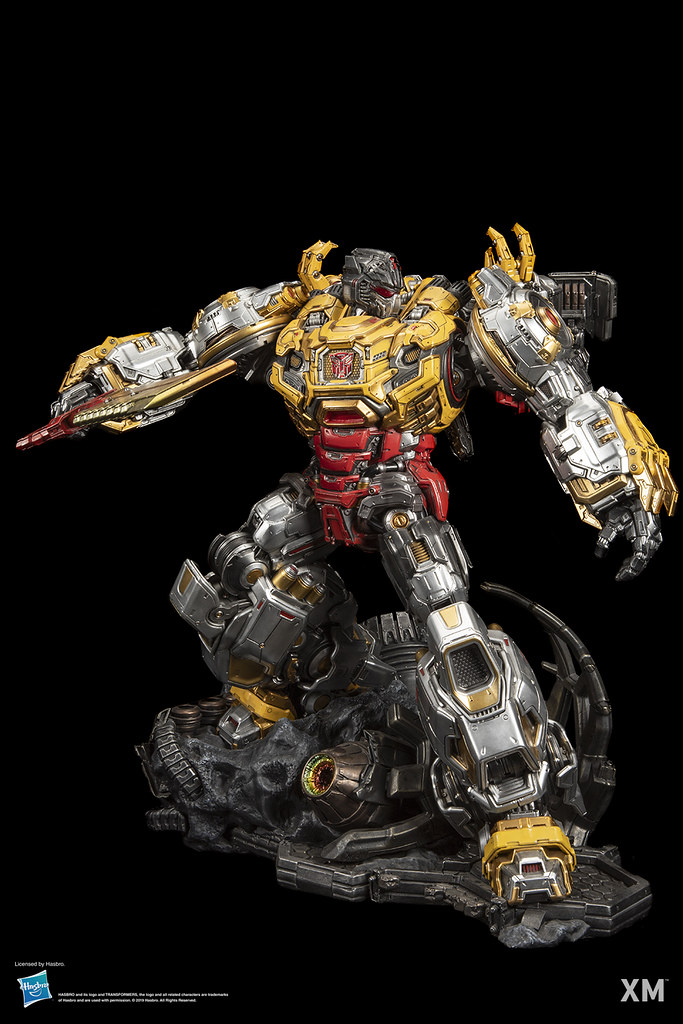 "Me, Grimlock!!" XM Studios Premium Collectibles 系列《變形金剛》鋼鎖（Grimlock）1/10 比例全身雕像