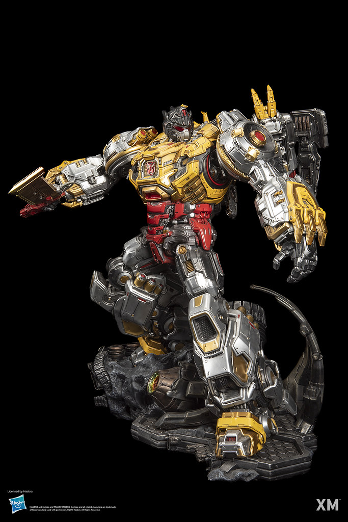 "Me, Grimlock!!" XM Studios Premium Collectibles 系列《變形金剛》鋼鎖（Grimlock）1/10 比例全身雕像