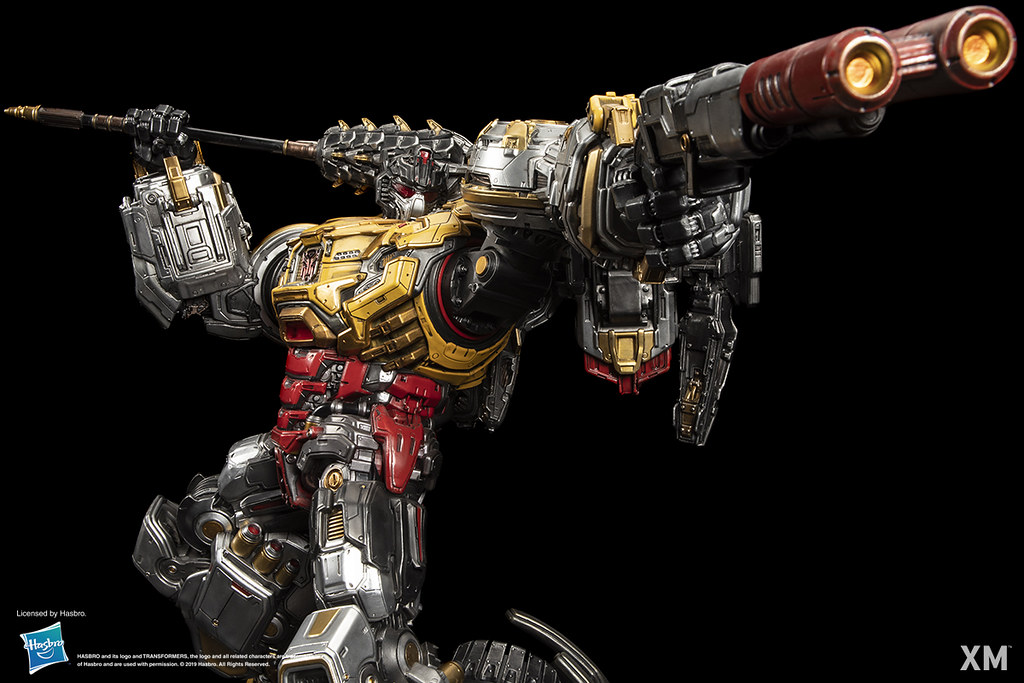 "Me, Grimlock!!" XM Studios Premium Collectibles 系列《變形金剛》鋼鎖（Grimlock）1/10 比例全身雕像