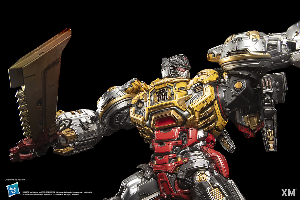 "Me, Grimlock!!" XM Studios Premium Collectibles 系列《變形金剛》鋼鎖（Grimlock）1/10 比例全身雕像
