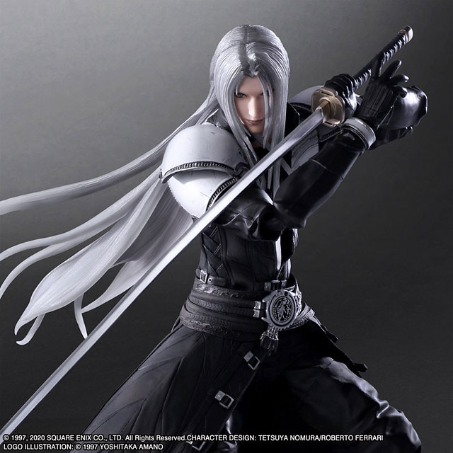 自帶 BGM 的男人再次降臨！PLAY ARTS改《FINAL FANTASY VII 重製版》賽菲羅斯（セフィロス）可動人偶