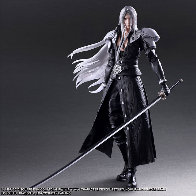 自帶 BGM 的男人再次降臨!PLAY ARTS改《FINAL FANTASY VII 重製版》賽菲羅斯(セフィロス)可動人偶