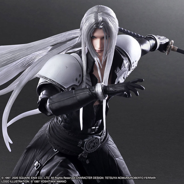 自帶 BGM 的男人再次降臨!PLAY ARTS改《FINAL FANTASY VII 重製版》賽菲羅斯(セフィロス)可動人偶