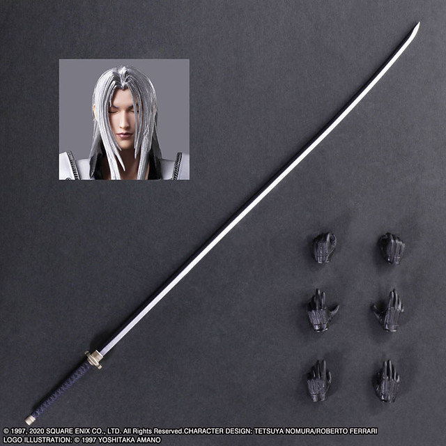 自帶 BGM 的男人再次降臨!PLAY ARTS改《FINAL FANTASY VII 重製版》賽菲羅斯(セフィロス)可動人偶