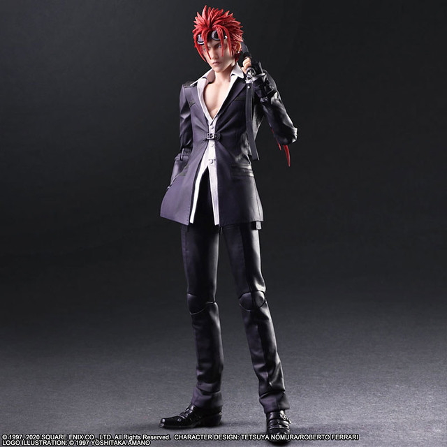 PLAY ARTS改《FINAL FANTASY VII 重製版》雷諾（レノ）可動人偶