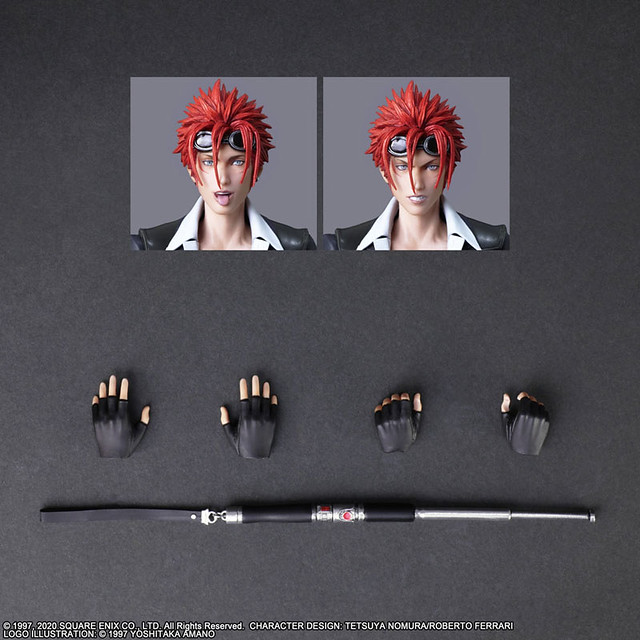 PLAY ARTS改《FINAL FANTASY VII 重製版》雷諾（レノ）可動人偶