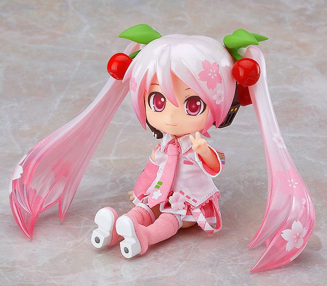 黏土娃『Character Vocal Series』櫻未來 / 櫻未來服裝套組 (ねんどろいどどーる 桜ミク)