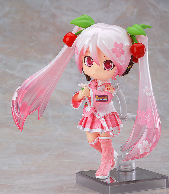 黏土娃『Character Vocal Series』櫻未來 / 櫻未來服裝套組 (ねんどろいどどーる 桜ミク)