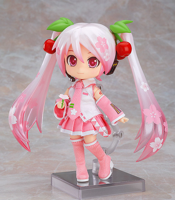 黏土娃『Character Vocal Series』櫻未來 / 櫻未來服裝套組 (ねんどろいどどーる 桜ミク)
