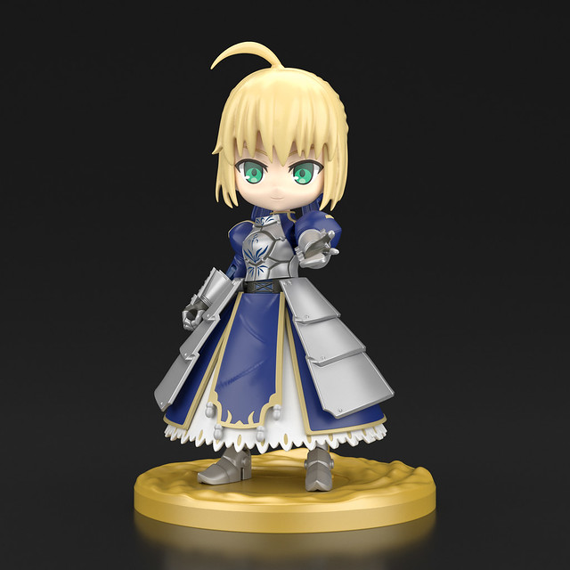 首度新增腰部可動！PETITRITS《Fate/Grand Order》Saber/阿爾托莉亞・潘德拉剛｜ぷちりっつ セイバー/アルトリア・ペンドラゴン 組裝模型
