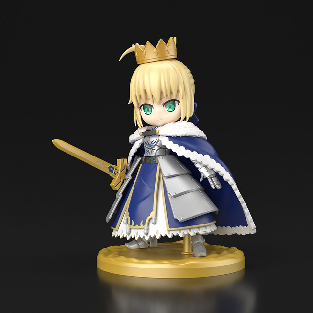 首度新增腰部可動！PETITRITS《Fate/Grand Order》Saber/阿爾托莉亞・潘德拉剛｜ぷちりっつ セイバー/アルトリア・ペンドラゴン 組裝模型