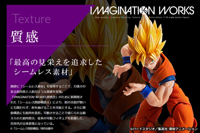 萬代可動新系列『Imagination Works』發表 第一彈推出《七龍珠》孫悟空 1/9比例可動人偶