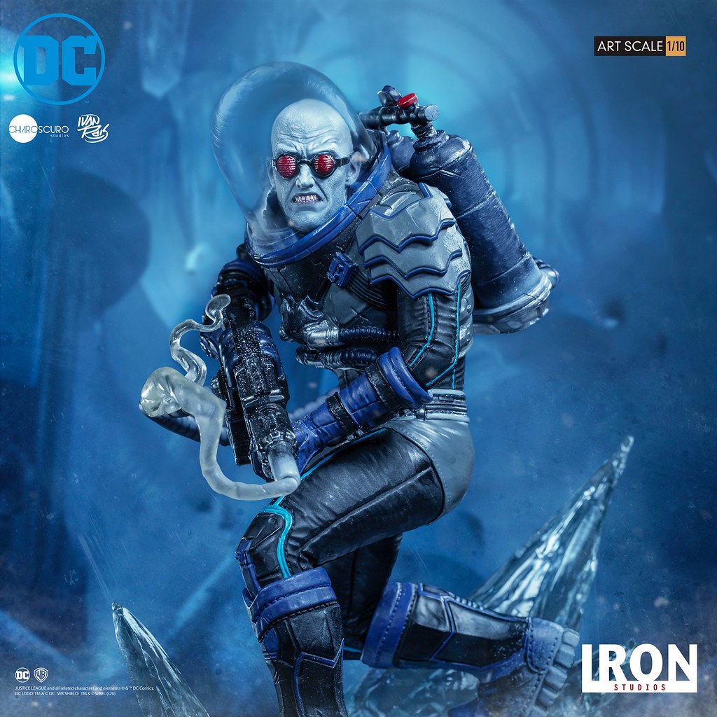 強悍的凍結之力來襲！ Iron Studios DC Comics【急凍人 (Mr. Freeze) by Ivan Reis】1/10 比例全身雕像