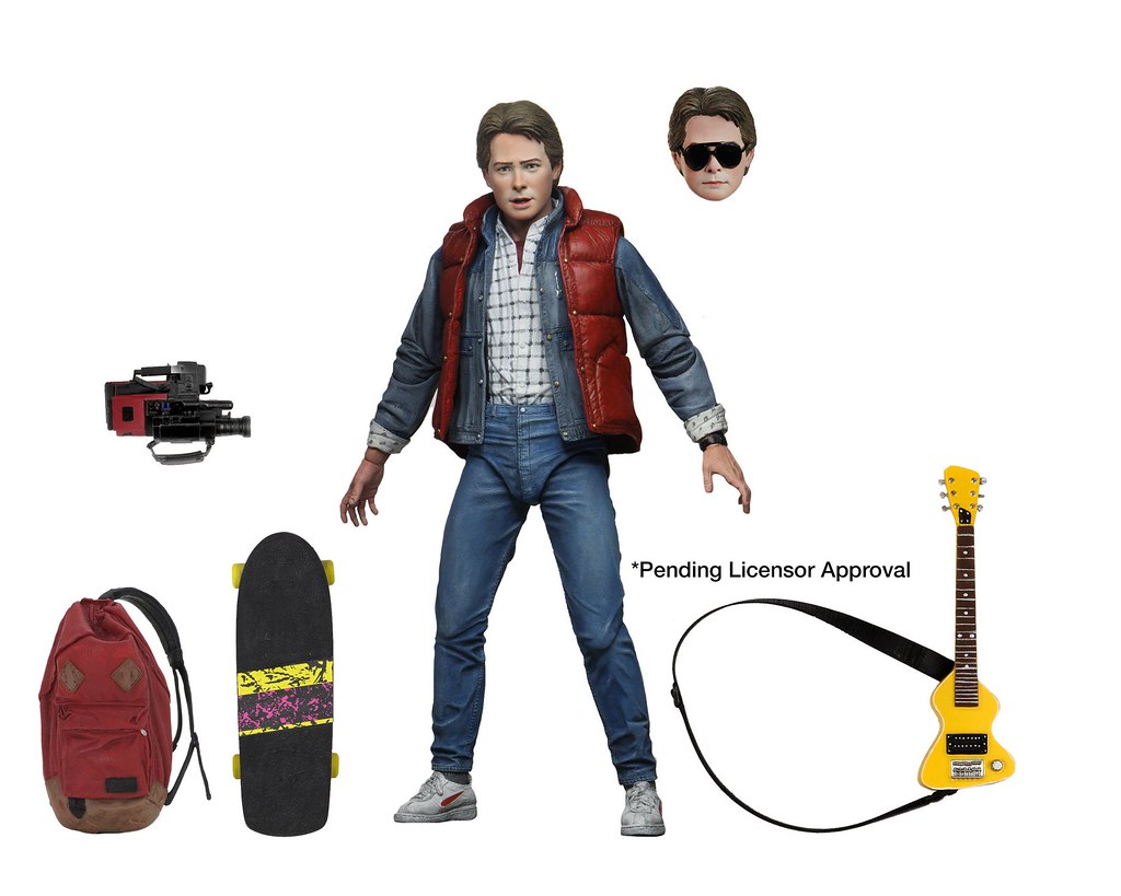 NECA《回到未來》馬蒂‧麥佛萊 (Marty McFly)＆畢夫 (Biff)、《回到未來II》馬蒂‧麥佛萊 (Marty McFly) 7 吋可動人偶發表！