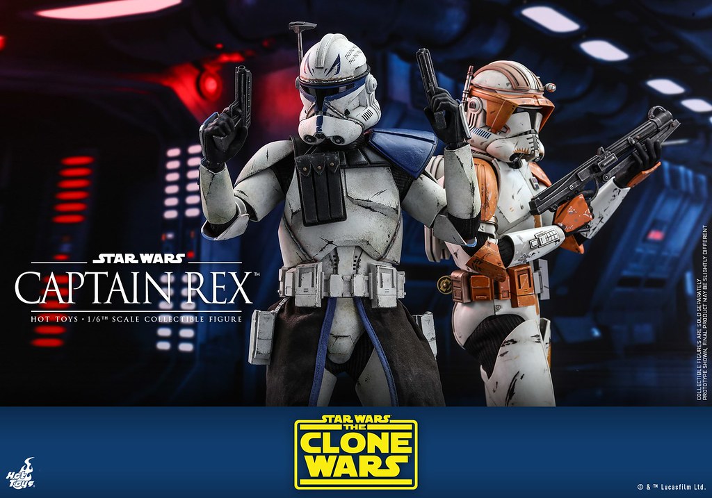 忠誠、可靠的藍色身影終於登場! Hot Toys - TMS018 -《星際大戰:複製人之戰》雷克斯上尉(Captain Rex)1/6 比例人偶