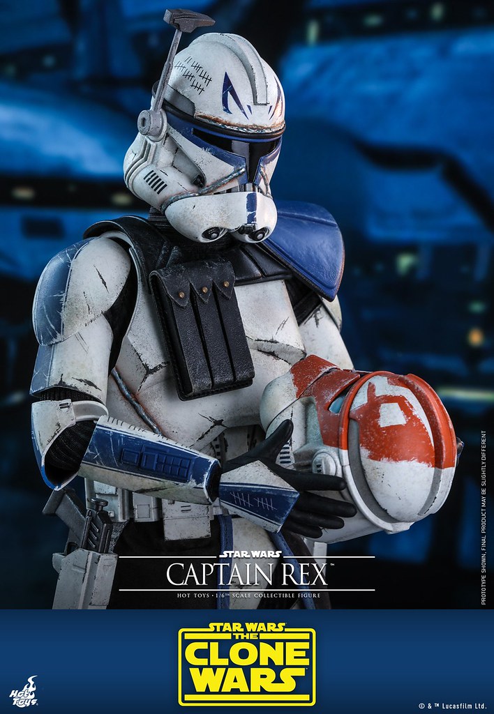 忠誠、可靠的藍色身影終於登場! Hot Toys - TMS018 -《星際大戰:複製人之戰》雷克斯上尉(Captain Rex)1/6 比例人偶