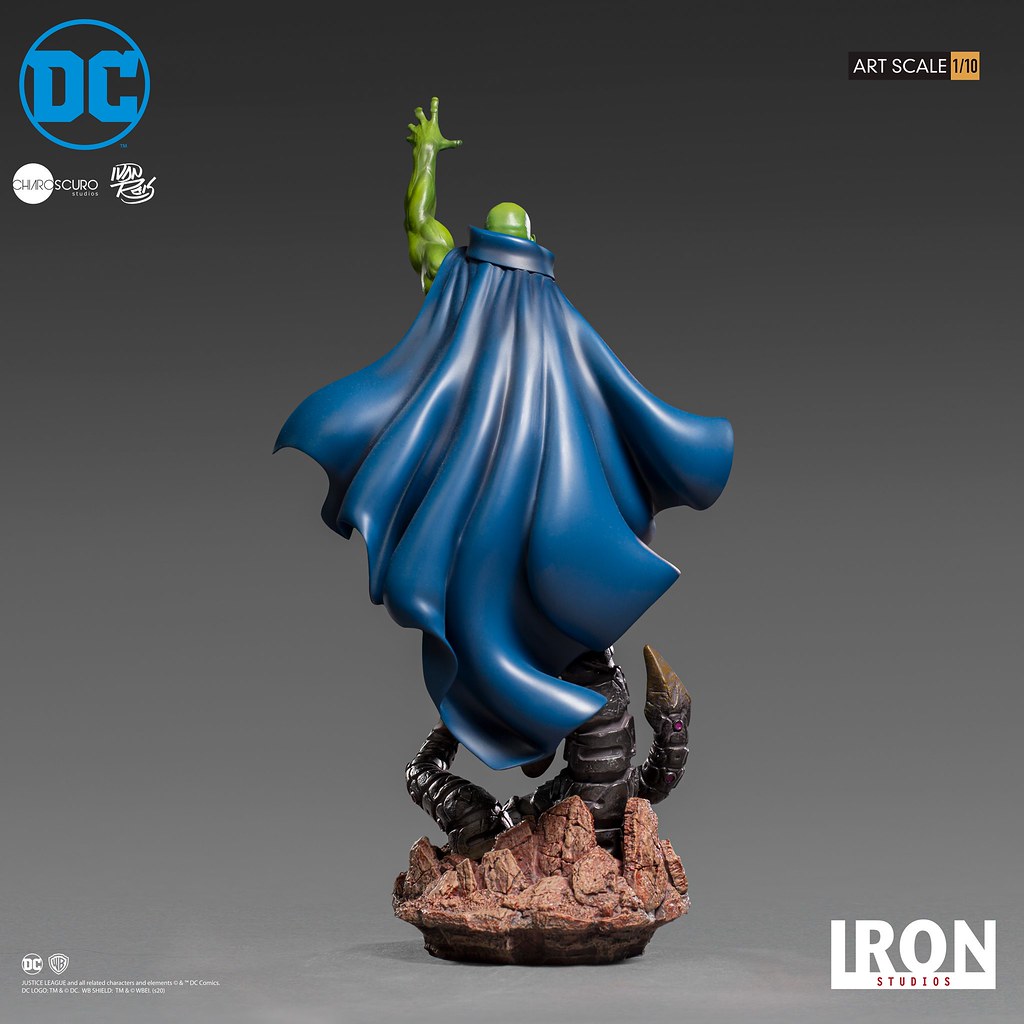 壯碩的肌肉線條超魄力！ Iron Studios DC Comics【火星獵人 (Martian Manhunter) by Ivan Reis】1/10 比例全身雕像