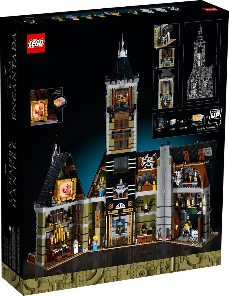 LEGO 10273 創意系列【遊樂場鬼屋】Haunted House 發表～ 不只是超精美鬼屋，裡頭還有驚嚇度破表的自由落體！