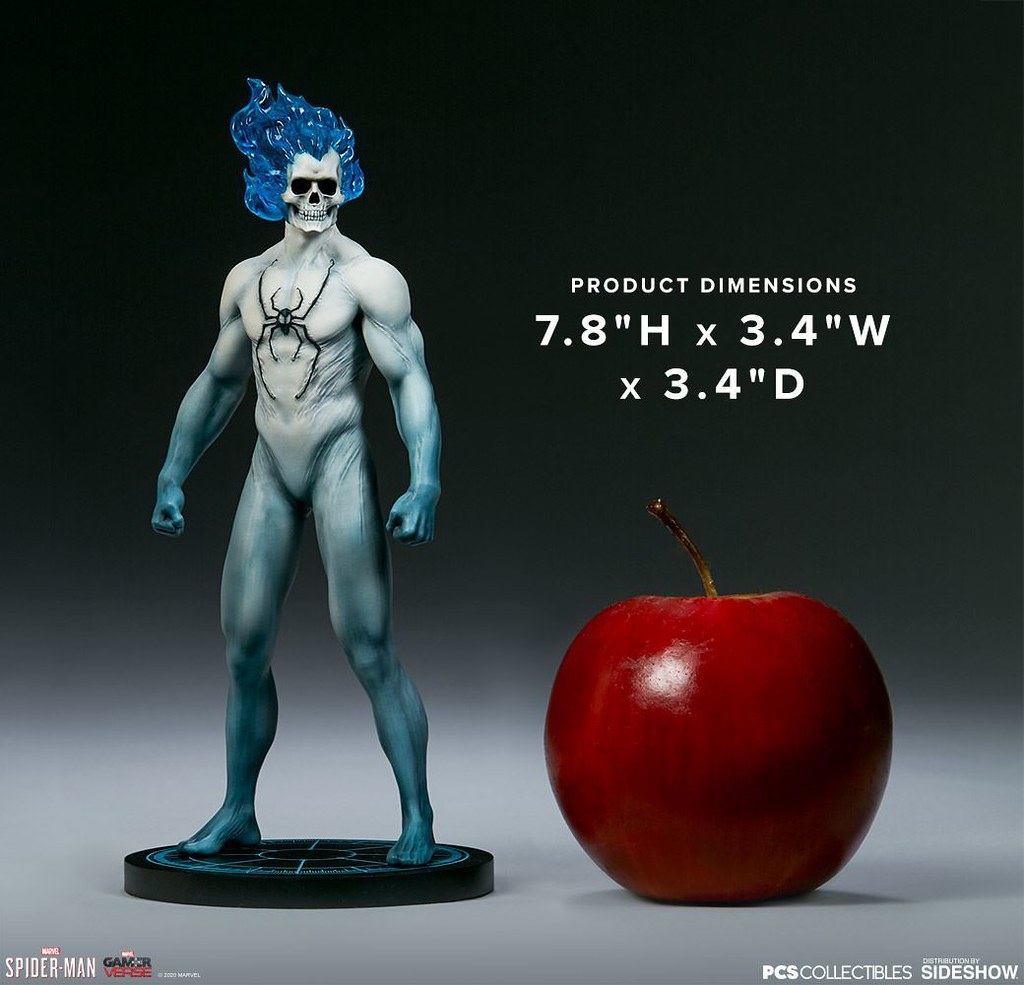 第二彈竟然是這款邪氣滿點的戰衣！ PCS × Sideshow《漫威蜘蛛人》蜘蛛人 - 惡靈蜘蛛戰衣（Spider-Man - Spirit Spider Suit）1/10 比例全身雕像