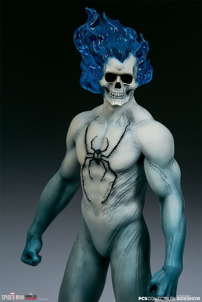 第二彈竟然是這款邪氣滿點的戰衣！ PCS × Sideshow《漫威蜘蛛人》蜘蛛人 - 惡靈蜘蛛戰衣（Spider-Man - Spirit Spider Suit）1/10 比例全身雕像