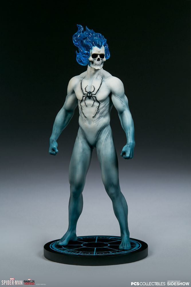 第二彈竟然是這款邪氣滿點的戰衣！ PCS × Sideshow《漫威蜘蛛人》蜘蛛人 - 惡靈蜘蛛戰衣（Spider-Man - Spirit Spider Suit）1/10 比例全身雕像