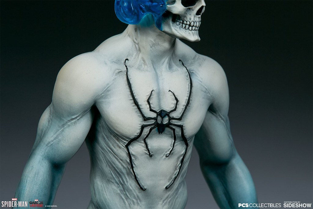 第二彈竟然是這款邪氣滿點的戰衣！ PCS × Sideshow《漫威蜘蛛人》蜘蛛人 - 惡靈蜘蛛戰衣（Spider-Man - Spirit Spider Suit）1/10 比例全身雕像