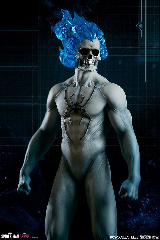 第二彈竟然是這款邪氣滿點的戰衣！ PCS × Sideshow《漫威蜘蛛人》蜘蛛人 - 惡靈蜘蛛戰衣（Spider-Man - Spirit Spider Suit）1/10 比例全身雕像