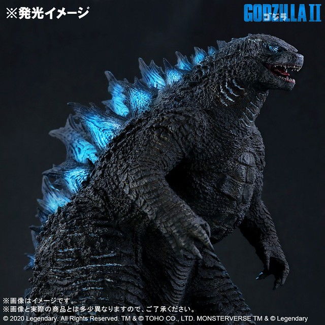 LED燈重現放射熱線藍光 X-PLUS 東寶大怪獸系列《哥吉拉2：怪獸之王》哥吉拉（2019）｜東宝大怪獣シリーズ ゴジラ(2019)  少年RIC限定版