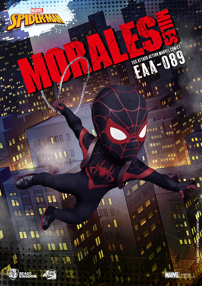 野獸國 Egg Attack Action 系列 MARVEL Comics【邁爾斯·摩拉斯】Miles Morales EAA-089