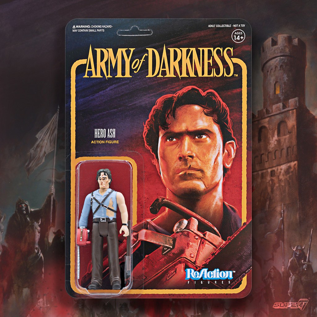 穿梭到中世紀的惡鬼斬殺者！ Super7 ReAction Figure 系列《魔誡英豪》Army of Darkness 多款角色公開！