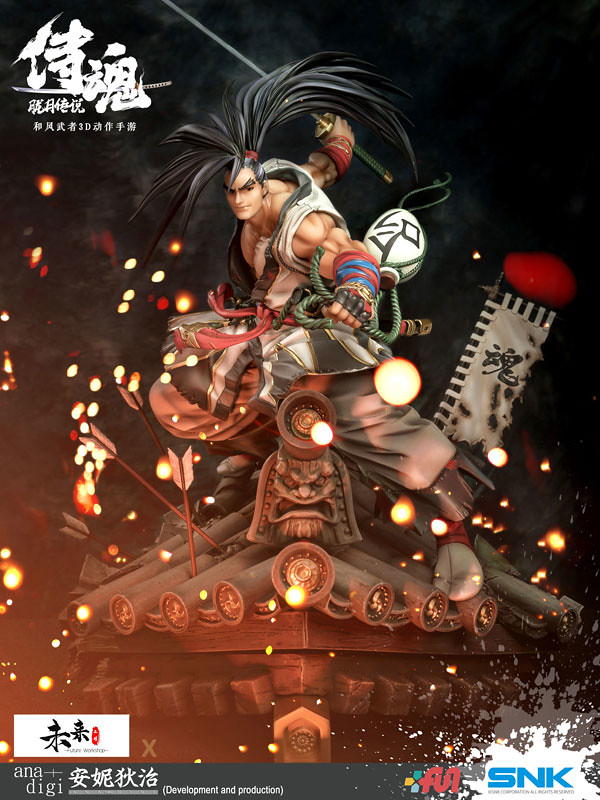 無雙劍豪颯爽登場！ANADIGI《侍魂：朧月傳說》霸王丸 1/6比例雕像（侍魂オンライン-朧月伝- 覇王丸）