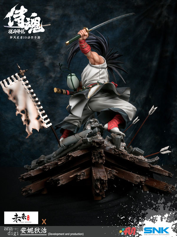 無雙劍豪颯爽登場！ANADIGI《侍魂：朧月傳說》霸王丸 1/6比例雕像（侍魂オンライン-朧月伝- 覇王丸）