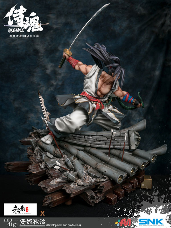 無雙劍豪颯爽登場！ANADIGI《侍魂：朧月傳說》霸王丸 1/6比例雕像（侍魂オンライン-朧月伝- 覇王丸）