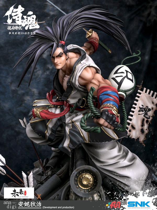 無雙劍豪颯爽登場！ANADIGI《侍魂：朧月傳說》霸王丸 1/6比例雕像（侍魂オンライン-朧月伝- 覇王丸）