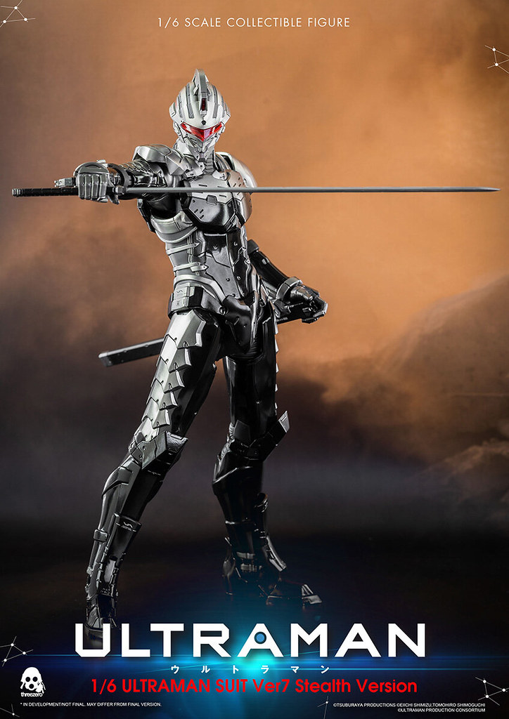 全世界限定 330 體限定！threezero《ULTRAMAN 超人力霸王》ULTRAMAN SUIT Ver.7 匿蹤配色 1/6比例可動人偶 情報公開