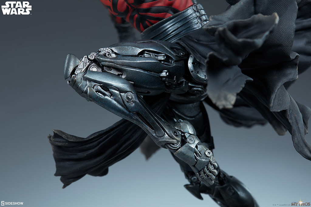 更具侵略性的強化犄角,永遠的復仇者殺到! Sideshow Collectibles「達斯·魔 (Darth Maul)」- Mythos 全身雕像