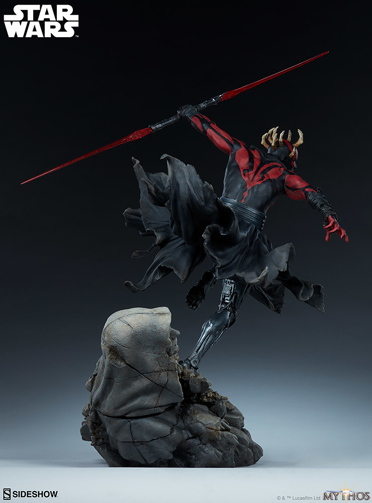 更具侵略性的強化犄角,永遠的復仇者殺到! Sideshow Collectibles「達斯·魔 (Darth Maul)」- Mythos 全身雕像