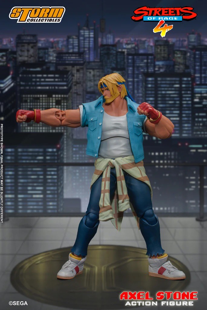 睽違二十六年的街頭格鬥！STORM COLLECTIBLES《格鬥三人組4》艾克索‧史東 1/12 可動人形（AXEL STONE - STREET OF RAGE 4）