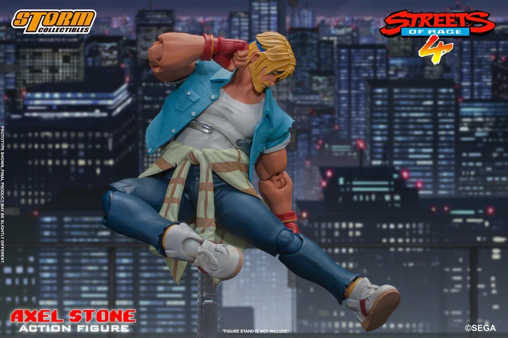 睽違二十六年的街頭格鬥！STORM COLLECTIBLES《格鬥三人組4》艾克索‧史東 1/12 可動人形（AXEL STONE - STREET OF RAGE 4）
