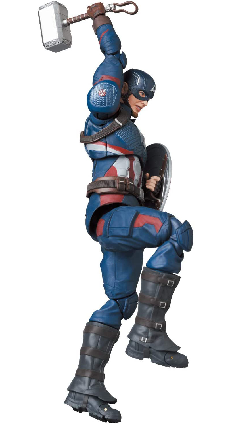 「雷神之鎚」轉起來！ MAFEX《復仇者聯盟：終局之戰》美國隊長 終局之戰 Ver.（マフェックス No.130 MAFEX CAPTAIN AMERICA (ENDGAME Ver.)）