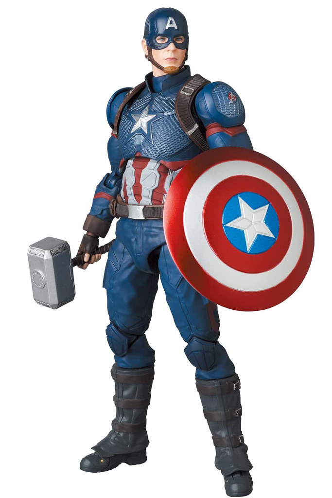 「雷神之鎚」轉起來！ MAFEX《復仇者聯盟：終局之戰》美國隊長 終局之戰 Ver.（マフェックス No.130 MAFEX CAPTAIN AMERICA (ENDGAME Ver.)）