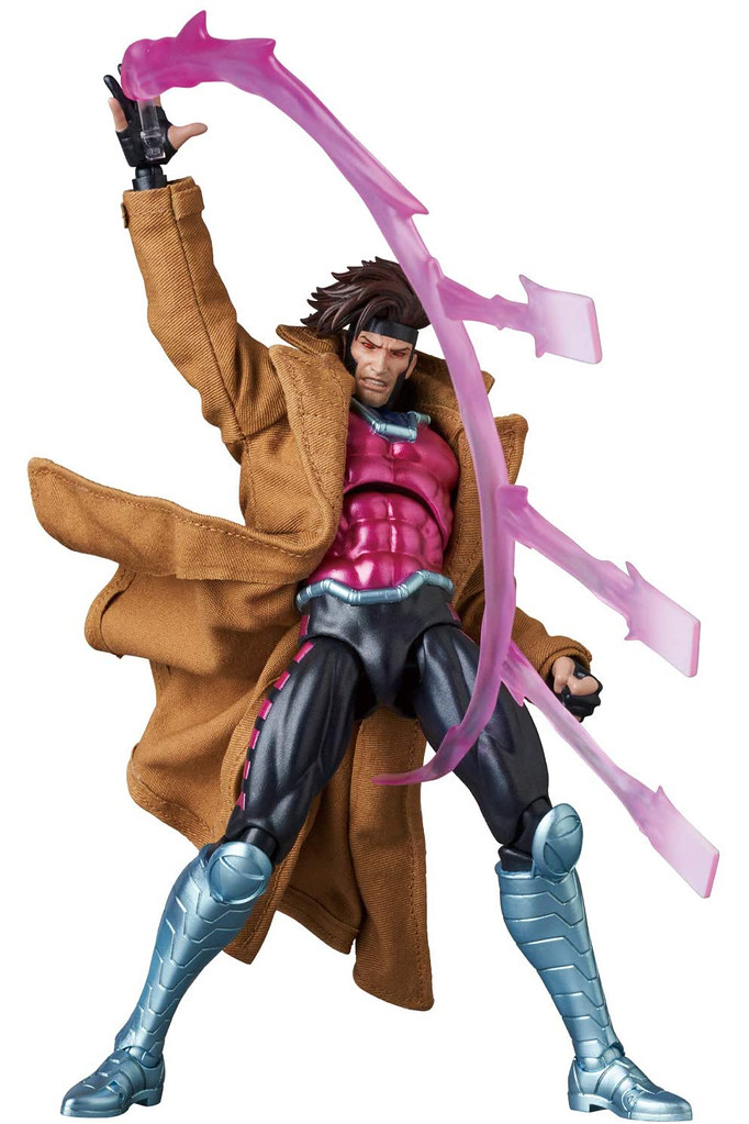 收錄精彩的「爆炸牌」特效！ MAFEX MARVEL Comics「金牌手 (Gambit) 漫畫Ver.」（マフェックス No.131 MAFEX GAMBIT (COMIC Ver.)）