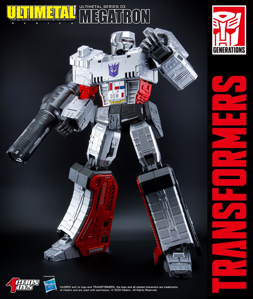 原版配音員獻聲，破壞大帝霸氣現身！ Action Toys Ultimetal 系列《變形金剛》密卡登（Ultimetal Series 03 Megatron）合金可動模型