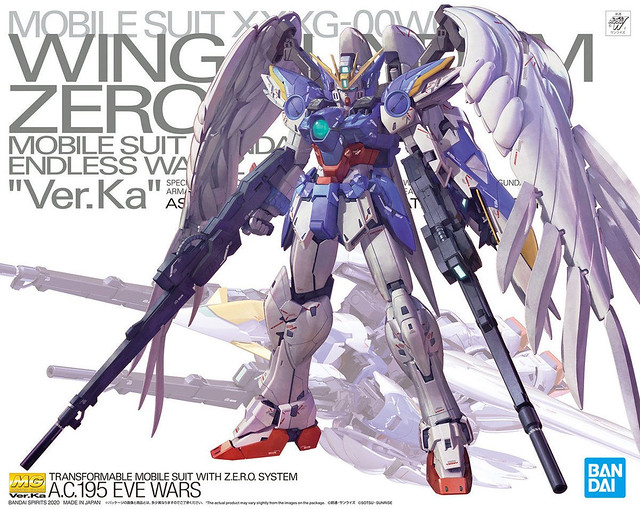 實現 NEO BIRD 模式變形機構！MG 1/100《新機動戰記鋼彈W 無盡的華爾茲》XXXG-00W0 飛翼鋼彈零式EW（ウイングガンダムゼロ EW） Ver.Ka