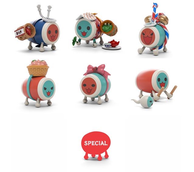 用鼓聲歡慶豐收~YORTOYS《太鼓達人》第一彈「太鼓達人 豐收篇」盒玩商品(たいこのたつじん太鼓の達人 丰收篇)全七款