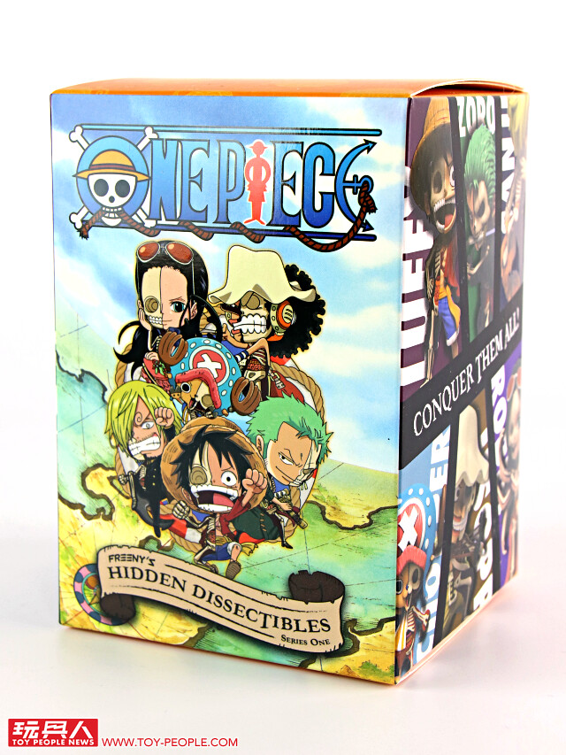 半剖海賊團,集結開始! Jason Freeny × Mighty Jaxx「Freeny’s Hidden Dissectibles」系列第一彈《ONE PIECE》開箱報告